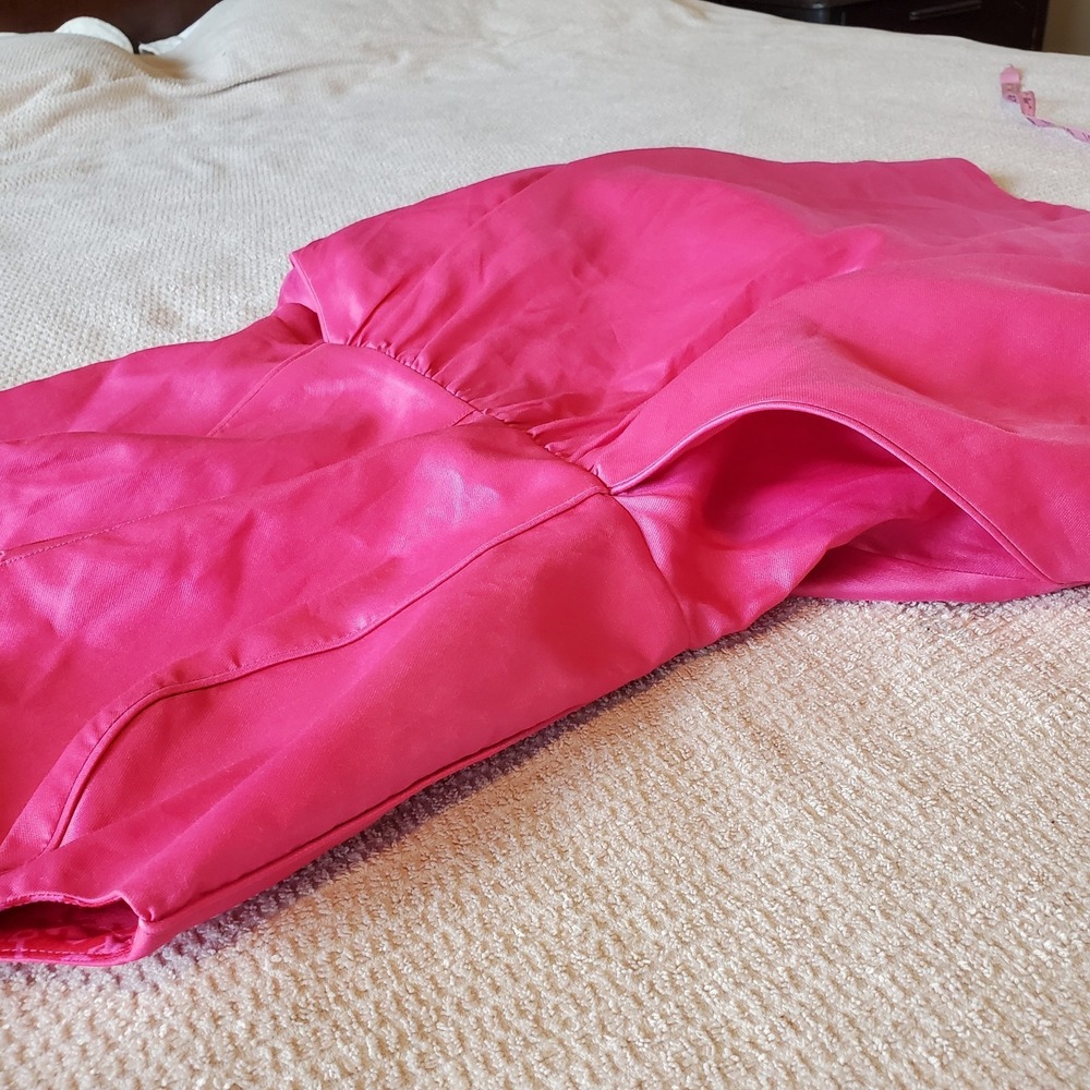 vineyard vines kentucky derby dress Pink Silk Blend Fit & Flare Sz XS Bust 32 - Picture 13 of 13